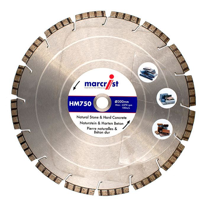 marcrist HM750 Diamantscheibe für Granit und harte Baustoffe