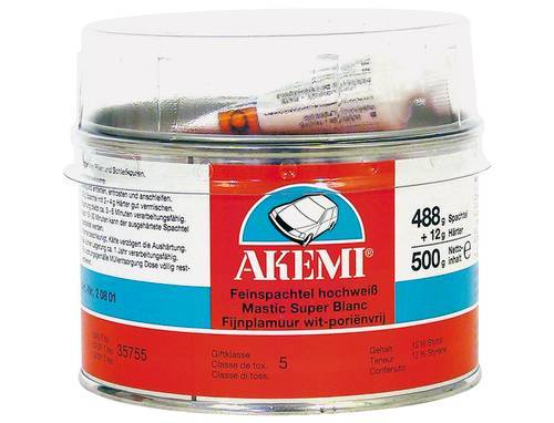 Akemi-Feinspachtel, Hochweiß 500g