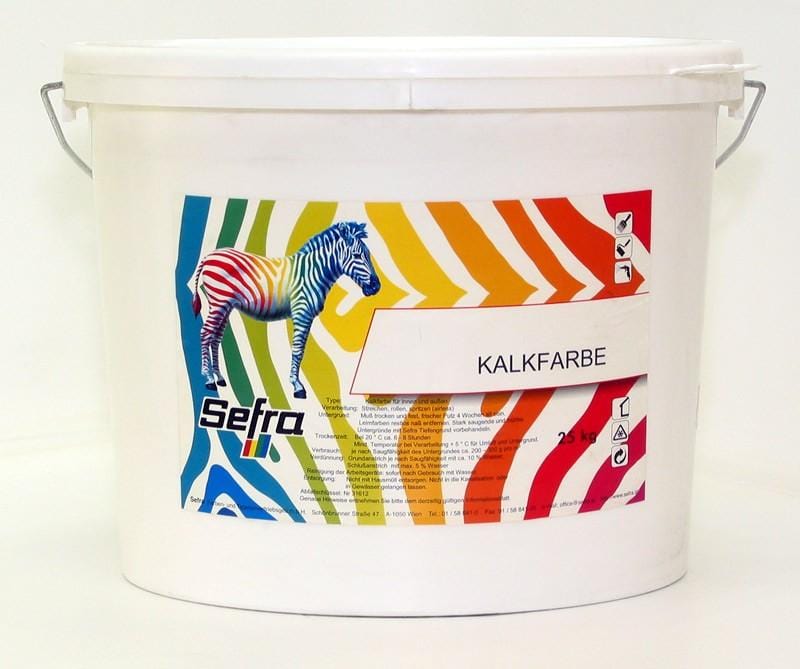 SEFRA Kalkfarbe für Innen und Außen 25kg