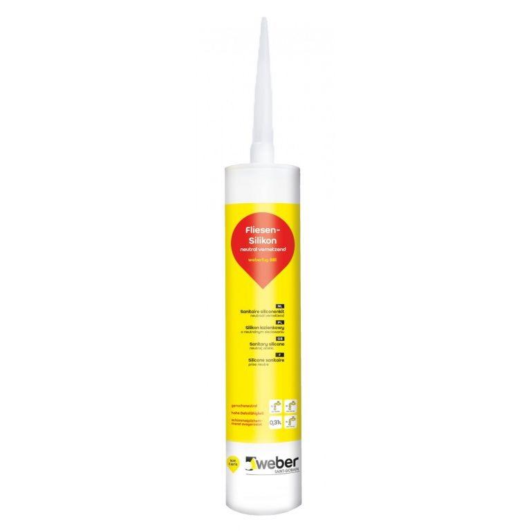 weberfug 881 Sanitär-Silikon 310ml