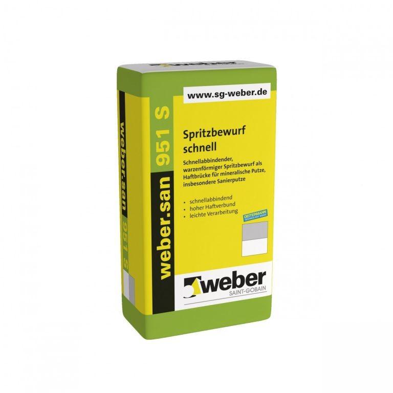 webersan 951 S Spritzbewurf 25kg