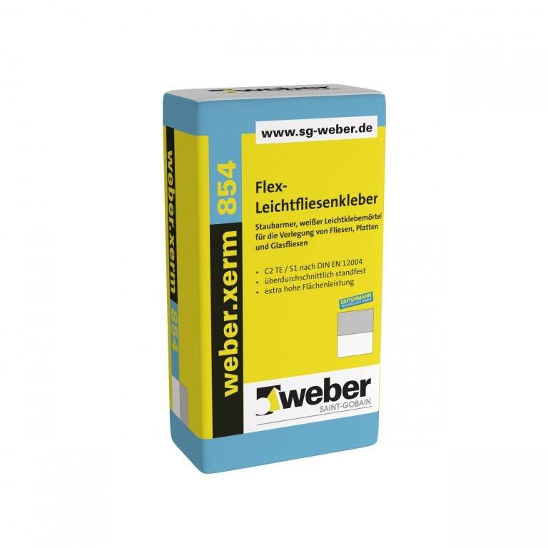 weberxerm 854 Flex-Leichtfliesenkleber 25kg