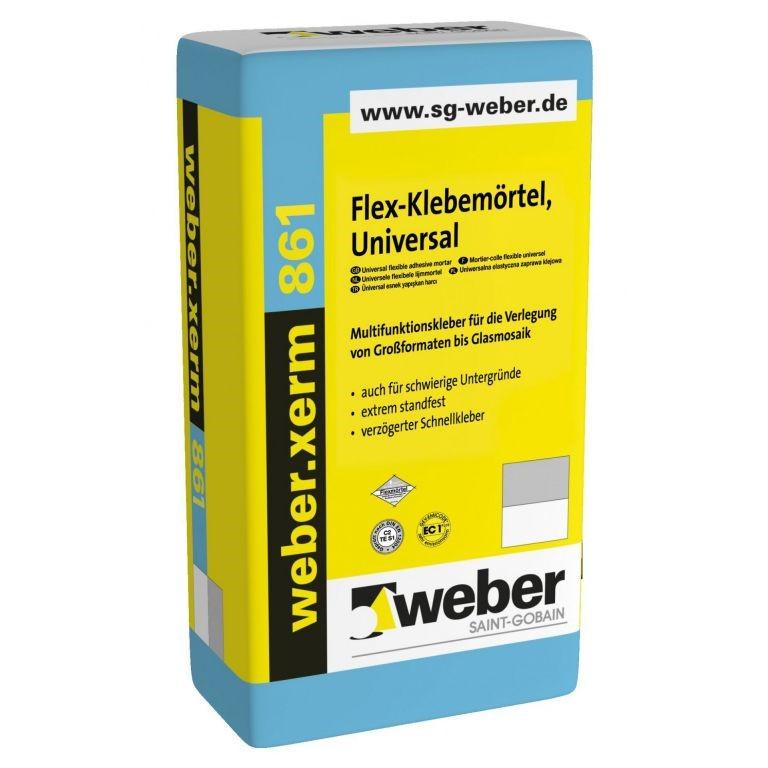 weberxerm 861 Flex-Klebemörtel, Universal 25kg